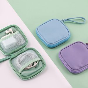 Headphone Storage Bags Data Cable Storage Bag Cosmetic Storage Earphone Bag Portable Finishing Bag