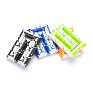 Magic Cube Rubix Mini Puzzle Snake Ruler Fidget Leksaker Anti Stress Reliever Educational Game Barn Födelsedag Presenter för Barn Vuxna Boys Girls