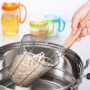 Delicate Stainless Steel Cooking Noodles Vermicelli Colanders Strainers Strainer Basket Noodles Kitchen Cullender Gadget Tools 210626