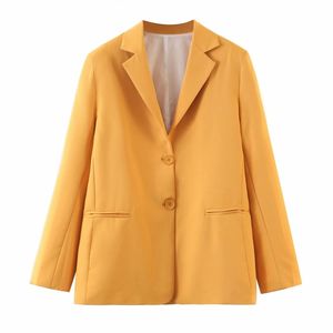 Summer Women OL Blazers Coats Long Sleeve Single Breasted Casual Female Solid Office Lady Outerwear 210513