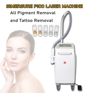 Nd yag laser picosecond whitening facial dispositivo 6 sonda para máquina de remoção de tatuagem