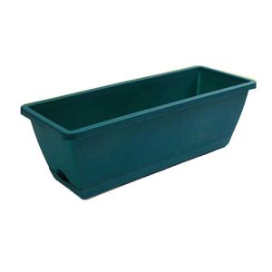 Plastic Flower Pots Family Balcony Plants Vegetables and Flowers Large Rectangular Plants Grooves Plant Pot for Home WWO 210615