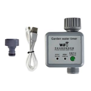 Garden Watering Timer Utomhus bevattningssystem WiFi Controller Automatisk elektronisk vattenanordning för trädgårds bevattning 210622