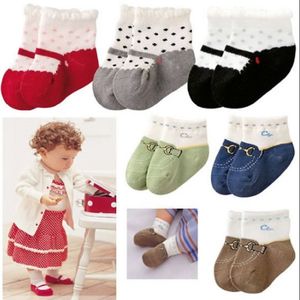 Детские носки 3 вариантов детей носок новорожденного пола обувь Bebe Bebe Kids Pantufa носки малышей нескользящей девушке HOLE 210413