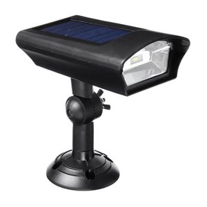 2-in-1-Solar-Landschafts-Spot-Licht, LED-Dummy-Kamera, Sicherheits-Wand-Sensor-Lampe