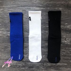 Ader Error Socks Knapp Hål A-Line Broderi Split Toe Bomull Sport Korean Aderrerror Nisch Men och Kvinnor