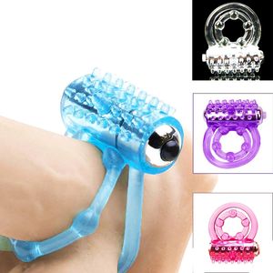 Candy mini Vibrators rings double cockring Delay Premature Ejaculation penis ball loop lock Sex Toys product for Men