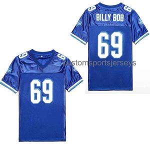 Custom Men Women kids 69 BILLY BOB jerseys Embroidery Hip hop loose BULE 2020 new Stitched football jersey Any Name Number