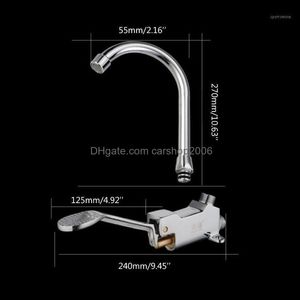 Bathroom Sink Faucets Faucets, Showers & As Home Garden Foot Pedal Control Vae Faucet Kitchen Water Tap Vertical Basin Switch Single Cold N3