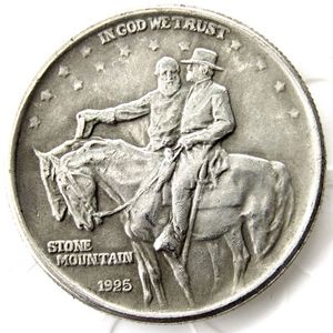 الولايات المتحدة 1925 ستون نصف الدولار الفضة مطلي كرافت نسخة عملة سعر المصنع نيس اكسسوارات المنزل