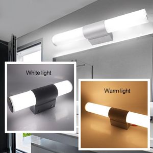 Modern Spegel Ljus LED Vägg Makeup Lights Vanity Vattentät lampa för badrumsskåp