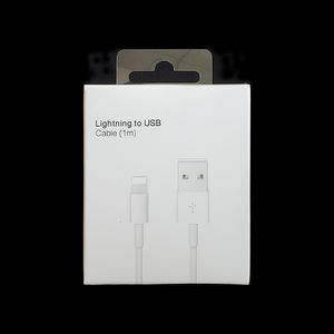 Top Quality With Retail Box OEM Quality 1m 3FT USB Cables Lightning Cable Fast Charging Cords Quick Charger for Apple iPhone 7 8 X Plus 11 12 13 Pro Max Smart Phones