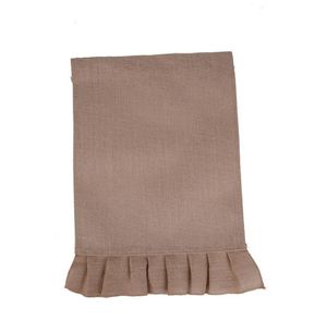 200 sztuk 4 Style 31 * 46 cm Burlap Garden Flagi DIY Jute Ruffles Lniana Yard Wiszące Flag Dom Dekoracji Przenośny Banner SN2708