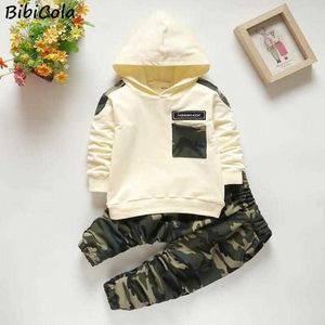 BibiCola Primavera Autunno Abbigliamento per bambini Set Nuovi vestiti per bambini Camicia per neonati Vestiti finti Tuta sportiva Bambini Ragazzi Abiti Suit G0923