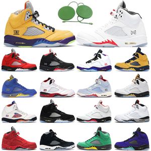 Basketball Shoes 5 5s Men Shoe Raging Bull What The Alternate Grape White Cement Fire Red Metallic SIlver Michigan trainers sports sneaker