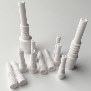 10-mm-Stecker-Mini-Nector-Kollektor-Kits NC-Keramiknagelpfeife Rauchzubehör Ersatzspitzengelenk Dabber-Strohnägel für Dab-Rigs Wachsglas-Bongs Wasserpfeifen-Kit