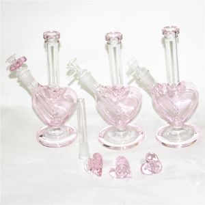 9-calowe Szklane Dąb Rigs Bongs Waishah Water Rury z 14mm Kobiet Dux Steer Shape Foothahs Zlewki Bong Bowl Dymienie Rura