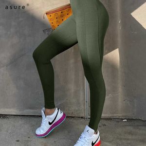 Pantaloni da donna Sexy Scrunch Bum Thermo Booty Leggings Push Up Sport per collant fitness Pantaloni donna Abbigliamento femminile P0C4175W 210712