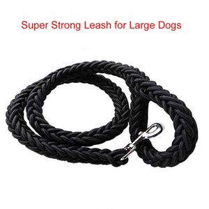 Nylon Pies Uprząż Smycz Do Średnie Duże Psy Prowadzi Pet Training Running Walking Safety Mountain Ciskuj Dog Leashes Rope Materiały