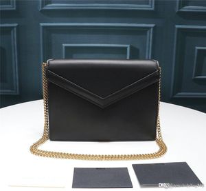 Fashion Luxury Designer Lady Handbag High Quality Smooth Leather Crossbody Bag High Quality Leather Chain