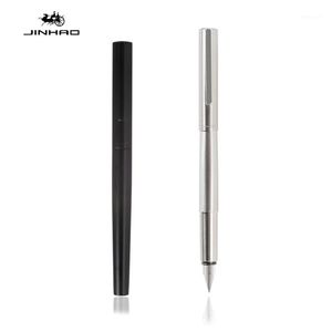 Fountain Pennor Jinhao 35 Serie Pen Steel Barrel Flygplan Extra Fin Tips Ink Office Business School Writing Calligraphy A61181