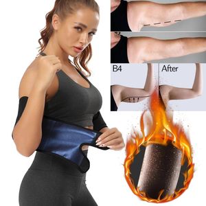 Elbow & Knee Pads Sweat Arm Trimmers For Women Lose Fat Compression Wraps Weight Loss Sauna Slimmer Workout Bands Slimming Body Shaper