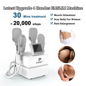 Sistema di raffreddamento ad aria protetto Bruciagrassi che modella Non invasivo Hiemt Max3 4 Maniglie 13 tesla Macchina per scolpire il corpo Ems Stimolatore muscolare Hi-emt Dimagrante