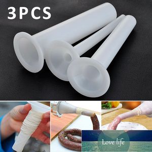 3pcs / set korv fyller fyllning köttrör handgjorda korv rör korvtillverkare verktyg funnels munstycken reservdelar fabrik pris expert design kvalitet senaste stil