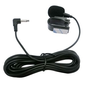 Funksprechanlagen großhandel-Fachleute Auto Audiomikrofon mm Jack Plug MIC Stereo Mini verdrahtet externes Mikrofon für Auto DVD Radio Positioning Intercom Navigation