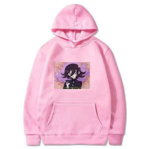 90s Ouma Kokichi Hoodie Danganronpa Ouma Kokichi Ouma 90s Anime Danganronpa V3 Kazak Erkekler Pamuk Hoodie Harajuku Y0319