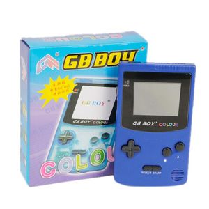 Jogadores de jogos portáteis adequados para Gb Boys Color Handheld Console 2,7 polegadas clássico com luz de fundo 66 jogos embutidos