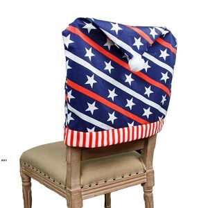 Party Supplies Chair Cover Independence Dagstolar Omfattar dekoration Slipcovers för rum Dining Decor Festive Zze8059