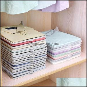 Boxes Bins Storage Housekee Organization Home & Gardenclothes Organizer T Shirts Folding Board Office Desk File Cabinet Suitcase Shelf Divid