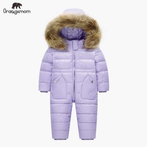 Orangemom 공식 상점 아기 코트 재킷 소녀를위한 소년 겉옷 1-5 년 겨울 점프 스노우 착용 아기 소녀 의류 겨울 H0909