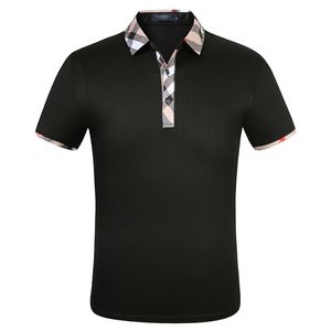 Fashion Designer Shirts Men short sleeve T-shirt original single Lapel shirt men's jacket sportswear jogging suit NO.PPS