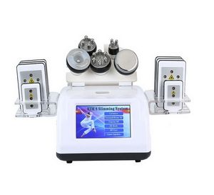 Portable Ultrasound Vacuum Cavitation RF 6 IN 1 Body Slimming Lipo laser Cellulite Reduction Skin Tightening Machine