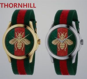 mens donne tigre serpente ape orologi orologi da polso in pelle di nylon montre de luxe