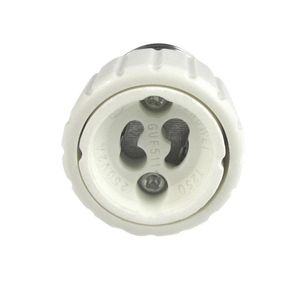 2021 500PCS E27 E26 auf GU10 Sockel Schraubsockel LED-Lampen-Licht-Lampen-Adapter-Konverter