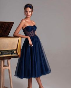 Lavender Elegant Navy Blue Blush Pink A Line Evening Dresses Dubai Arabic An Length Sexy Sweetheart Party Prom Dress Middle East Ruffles Formal Gowns Rabic