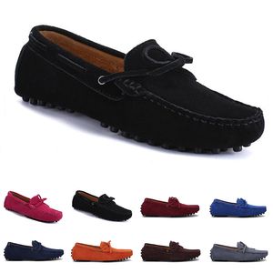 Män Casual Shoes Loafers Triple Black White Watermelon Lavendel Ljus Tan Khaki Armé Grön Bekväm Mjukt Gummi Mens Trainer Sneakers Jogging Walking 12-19