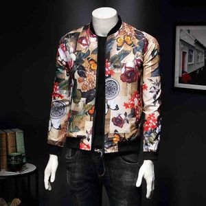 Mens Jackets and Coats Fashion Casual Spring Bomber Jacket Men Windbreaker Coat Plus Size M- 5XL Chamarras Para Hombre 210527