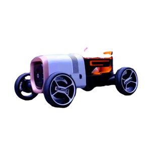 Auto dallo styling futuristico Veicolo fuoristrada elettrico per bambini Veicolo giocattolo telecomandato a quattro ruote per bambini di 2-7 anni