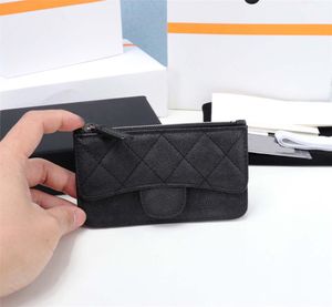 2021 Męska damska Portfel Moneta Card Case Case Leather Casual Fashion AP0374 13-7.5-1