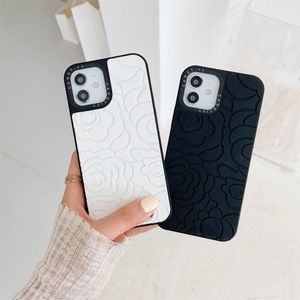 Modedesigners telefonfodral Luxury Cover Casual Brand Fodral För iphone 14 13 12 mini 11 Pro Max XR XS X 7 8 7Plus 8Plus Plus Skal Silikon Funda marca