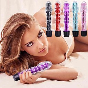 NXY Vibrators Jelly Dildo Realistic Vibrator Penis Butt Plug Anal Vagina Erotic Sex Toys for Adults Women Men Intimate Goods Shop 220110