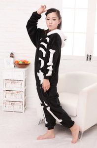 Nightmare Noel Unisex Yetişkin Anime Cosplay Kostüm Onesie İskelet Kafatası Cadılar Bayramı Pijama Homewear Y0913