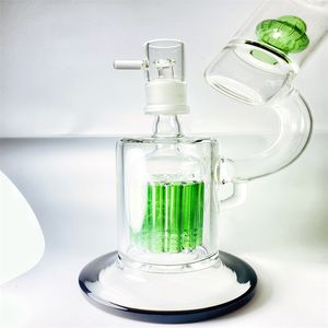 incredibile funzione bong vetro narghilè pipa ad acqua pipa con 2 percs ciotola 18 8mm giunto maschio gb290