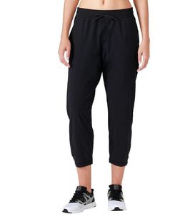 Kvinnors Lätta Joggers Beskurna Byxor Snabbtorkat träningsperiod Running Sweatpants UPF 50+ Solskydd