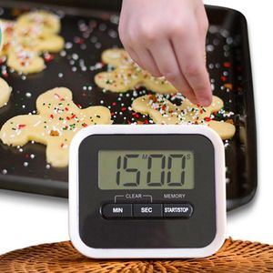 Таймеры 5 Цветов Магнитный ЖК -дисплей цифровой кухонный обратный отсчет таймер Практическая кулинария Count Up Loud Clock Top
