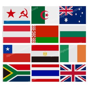 Военно-морской флот СССР Чили Южная Африка Австрия Беларусь Таиланд Флаги Национальный полиэфирный баннер 90 * 150 см 3 * 5 футов Флаг по всему миру можно настроить